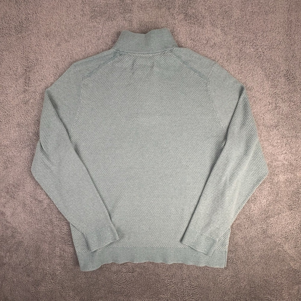 Tommy Bahama Island Zone Sweater Men's Large Coolmax 1/4 Zip Preppy Beach - Picture 9 of 9